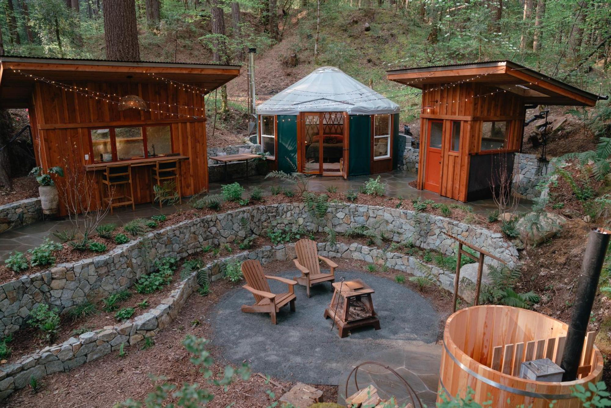 Magical Yurt In The Woods - 2 Miles From Town Hotel Nevada City Buitenkant foto